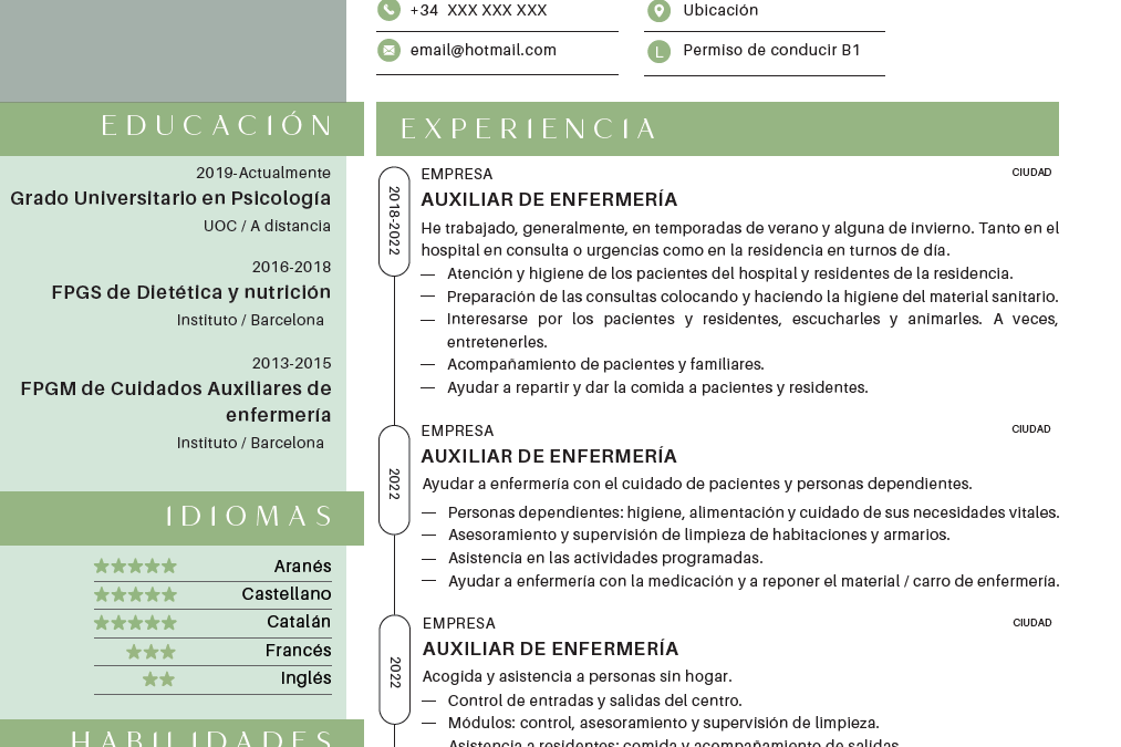 Ejemplo CV
